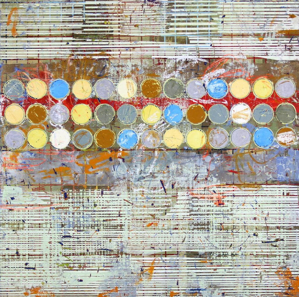 Fibonacci 369…size 60×60…(SOLD)