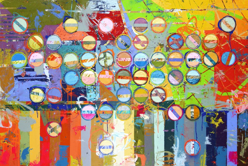 Fibonacci 372…size 48×72…(SOLD)