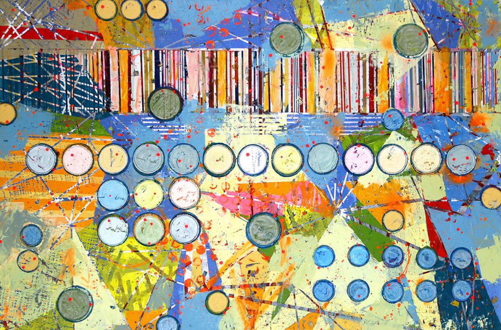 Fibonacci 374…size 48×72…(SOLD)